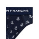 Труси сліпи Garçon Français Slip18 (M, Bleu ancres)