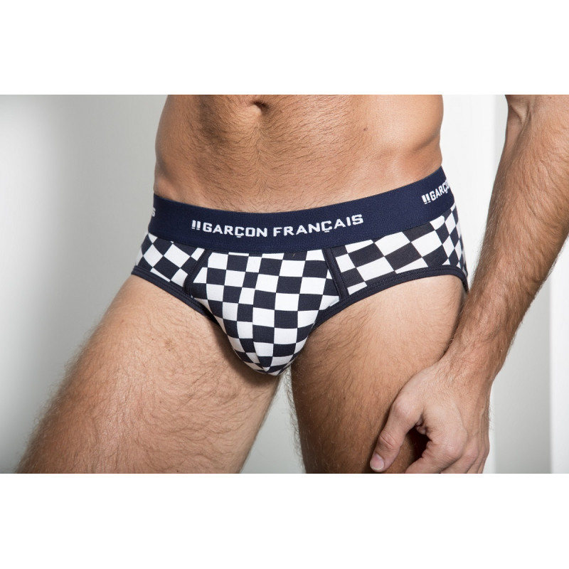 Труси сліпи Garçon Français Slip18 (M, Damiers)