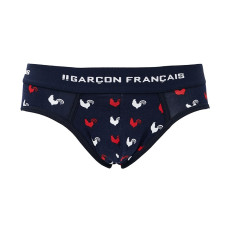 Труси сліпи Garçon Français Slip18 (M, Tricolore coqs)