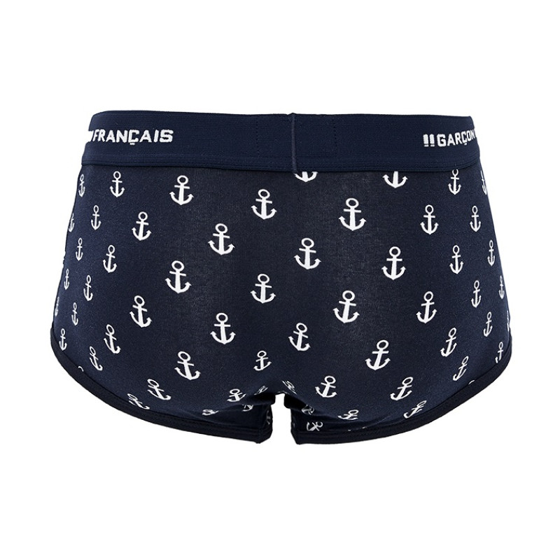 Труси боксери Garçon Français Shorty18 (XL, Bleu ancres)