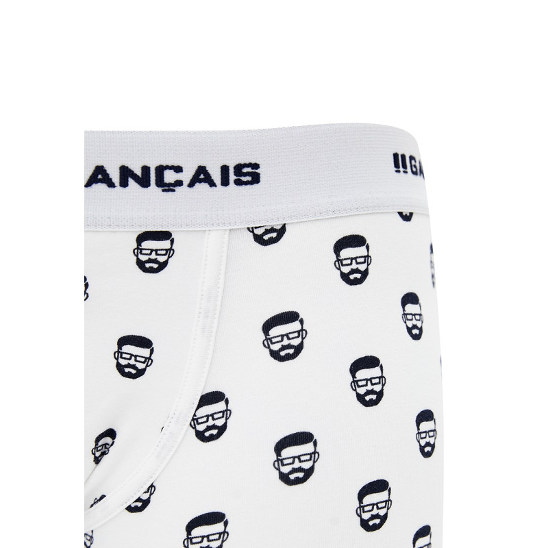 Труси боксери Garçon Français Boxer18 (XL, Blanc daddy)