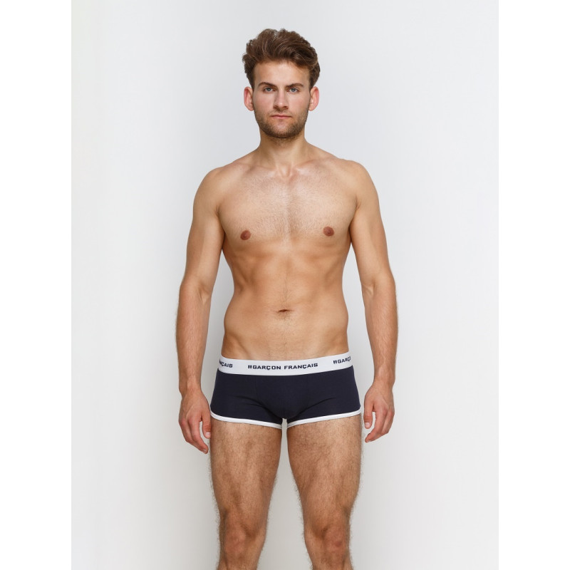 Труси боксери Garçon Français Shorty12 (XXL, Bleu Marine)