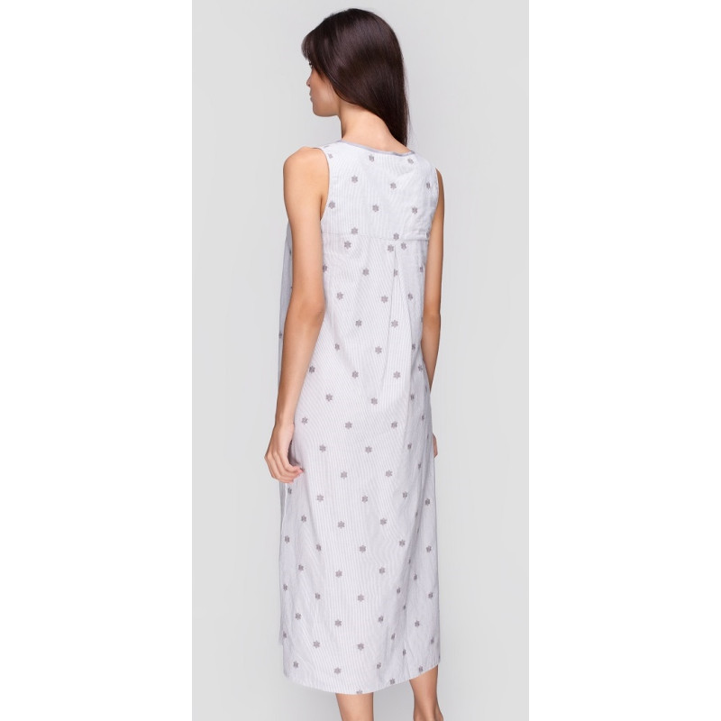 Нічна сорочка Nora Rose Ava 1283 (10/S, Grey Stripe)