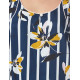 Нічна сорочка Fable&Eve Knightsbridge 1381 (14/L, Floral Stripe)