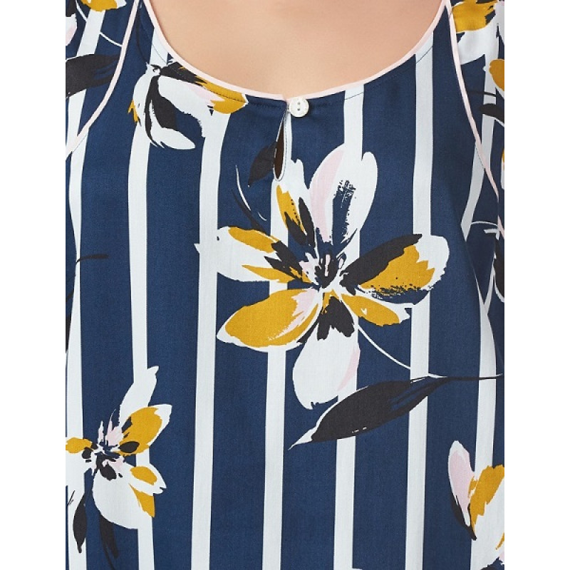 Нічна сорочка Fable&Eve Knightsbridge 1381 (16/XL, Floral Stripe)
