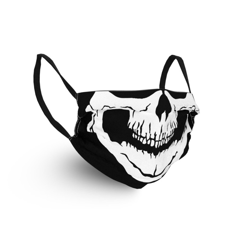 Маска для обличчя Geronimo black skull 3029 (One Size, Черно-белый)