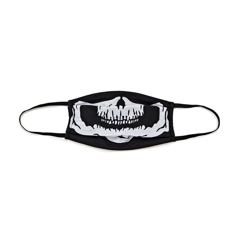 Маска для обличчя Geronimo black skull 3029 (One Size, Черно-белый)