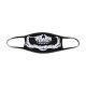 Маска для обличчя Geronimo black skull 3029 (One Size, Черно-белый)