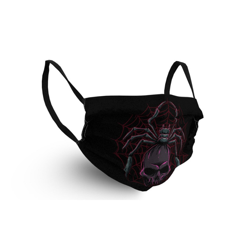 Маска для обличчя Geronimo spider scull 3036 (One Size, Черный)