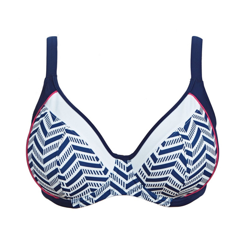 Купальний ліф Elomi Chevron 7452 (90H, Midnight)