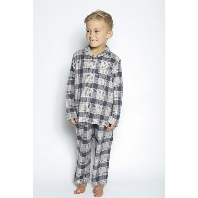 Піжама для хлопчика Cyberjammies Thomas 6532 (4-5 yrs/110 см, Серый в клетку)