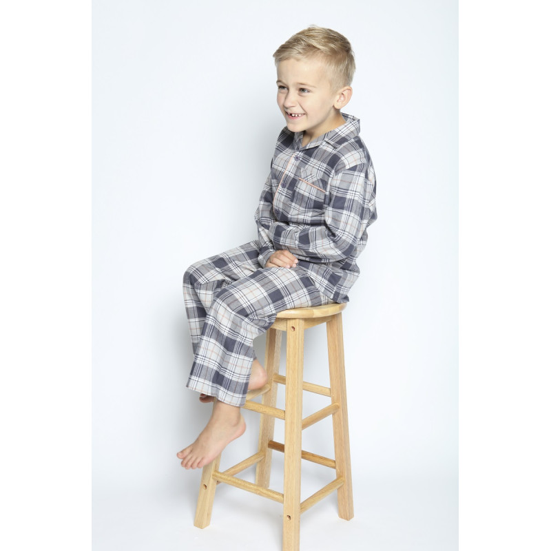 Піжама для хлопчика Cyberjammies Thomas 6532 (4-5 yrs/110 см, Серый в клетку)
