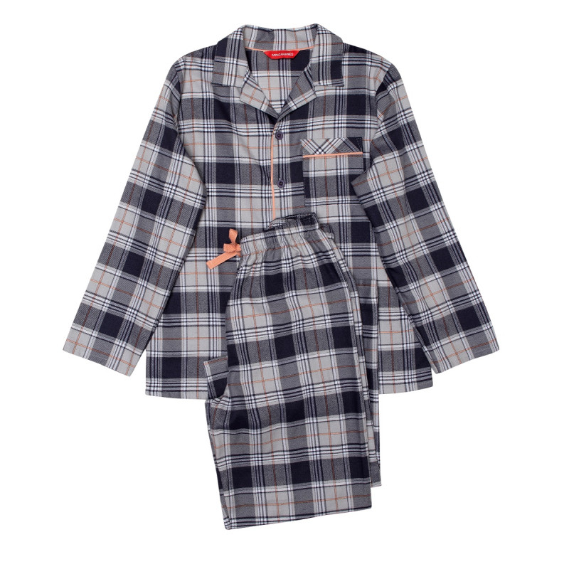 Піжама для хлопчика Cyberjammies Thomas 6532 (4-5 yrs/110 см, Серый в клетку)